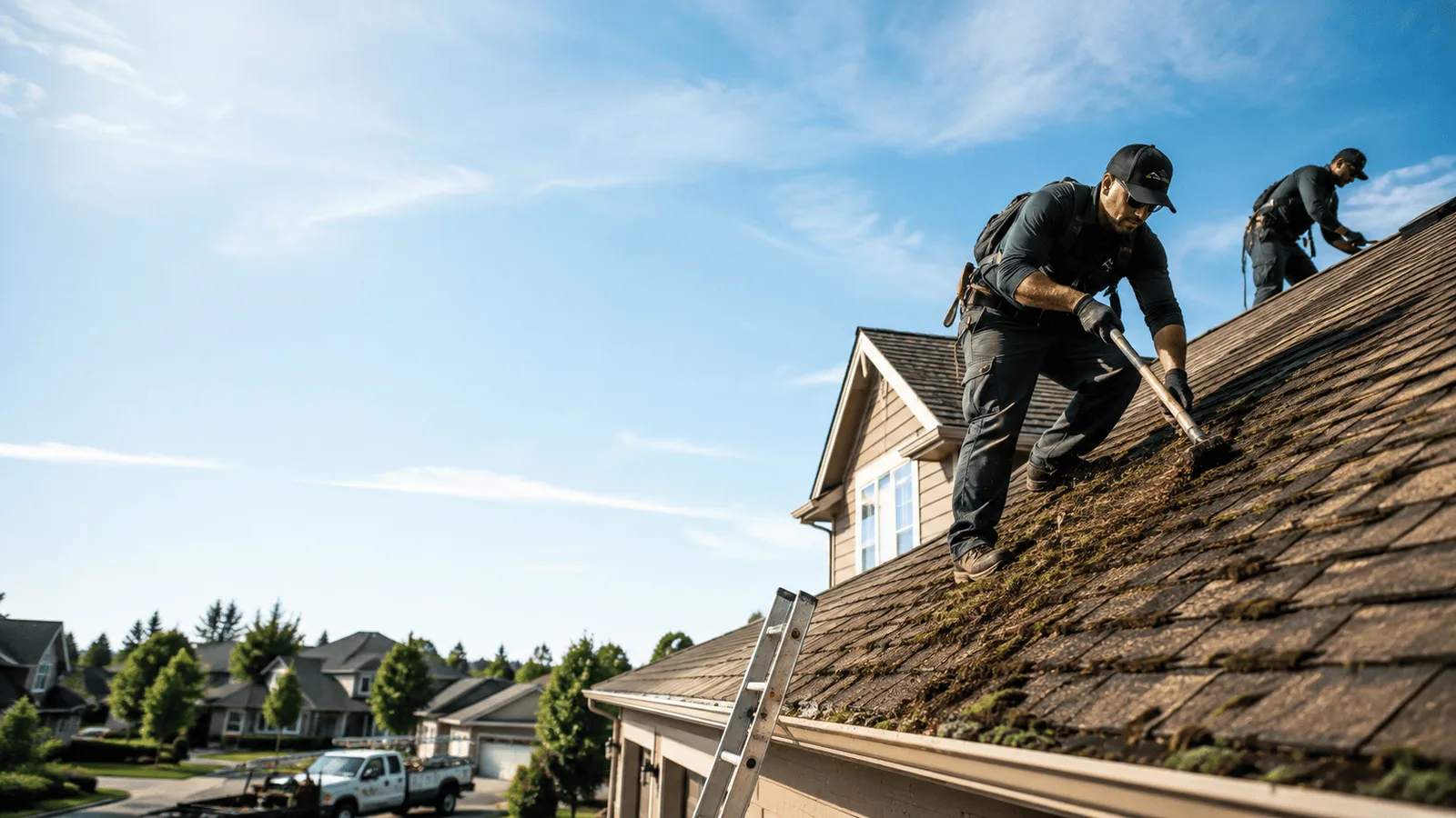 Roof Moss Removal in Sheldon, IL near me